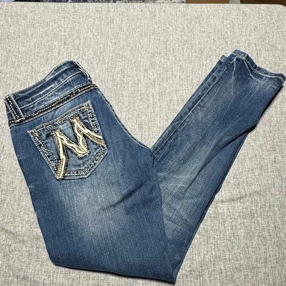 Miss Me The M Series Distressed Skinny Jeans Size 27 - Picture 1 of 8